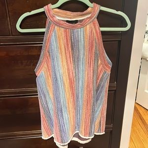 Super cute sleeveless top. Boho style. Size M